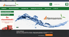 Desktop Screenshot of nemsemmi.hu